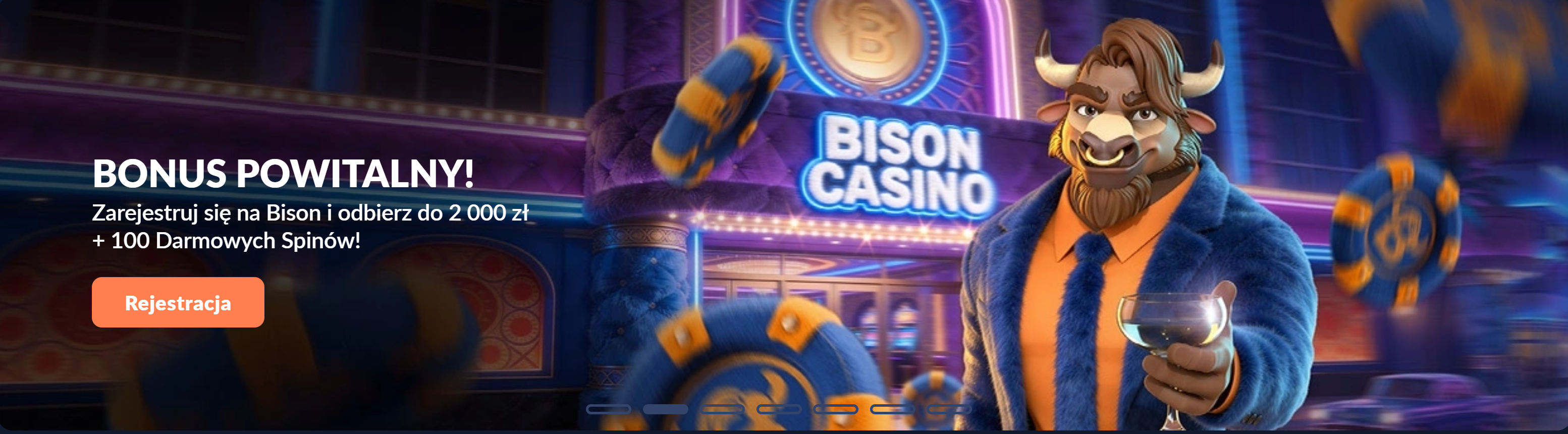 Bison Kasyno bonus powitalny