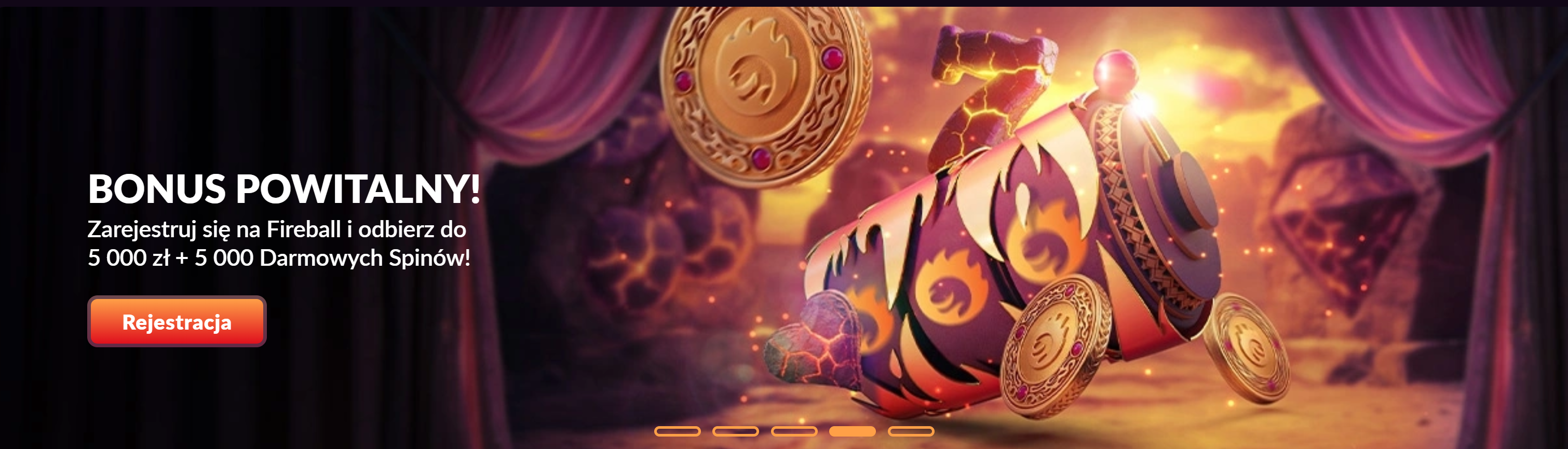 Fireball Kasyno bonus powitalny